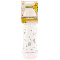 Пляшечка для годування з силіконовою соскою 1121_білий 250 мл