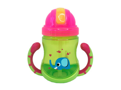 Поїльник дитячий з трубочкою Неон MGZ-0300(Lime) 270 мл