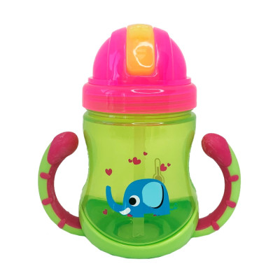 Поїльник дитячий з трубочкою Неон MGZ-0300(Lime) 270 мл