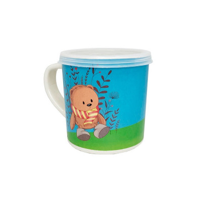 Чашка з бамбукового волокна MGZ-0151-1 з малюнком 240 мл