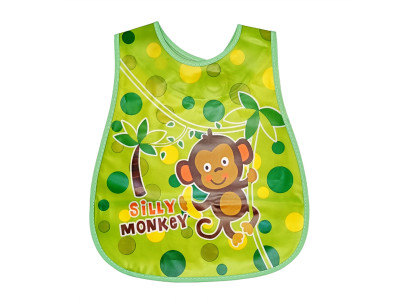 Слинявчик клейончастий "Silly monkey" MGZ-0605-17 на липучці