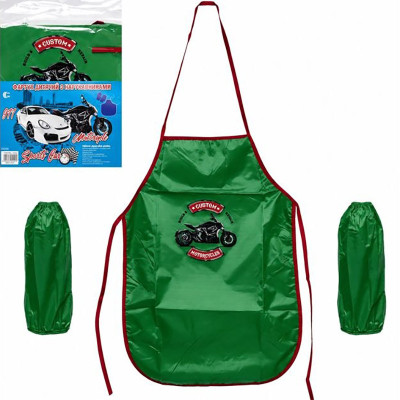 Фартух дитячий з нарукавниками для хлопчиків CR5520(Green) 54х37 см (80433)
