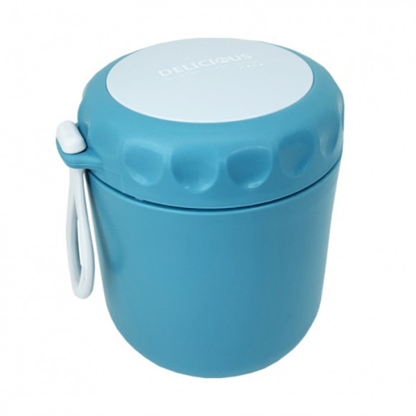 Ланчбокс з ложкою MGZ-0122(Blue) 430 мл Ланчбокс з ложкою MGZ-0122(Blue) 430 мл