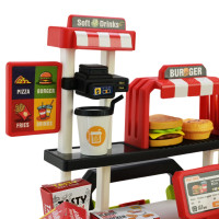 Дитяча іграшкова кухня "Фаст-фуд" 668-159/160(Red) з аксесуарами Дитяча іграшкова кухня "Фаст-фуд" 668-159/160(Red) з аксесуарами