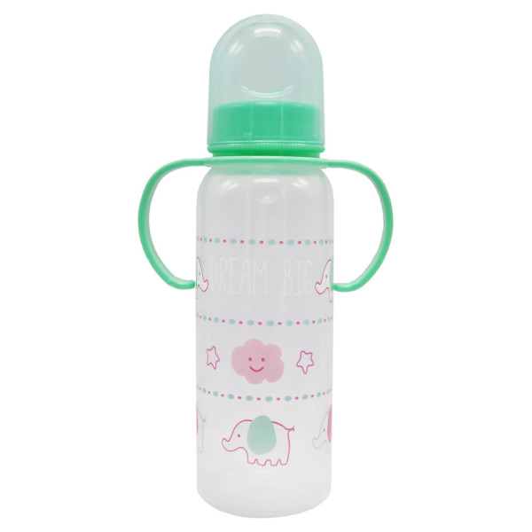 Пляшечка пластикова з ручками MGZ-0207(Green) 250 мл