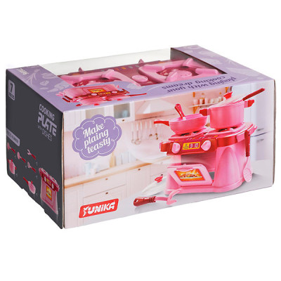 Ігровий набір Кухонна плита "Cooking Plate with Dishes"Юніка 71696 7 предметів