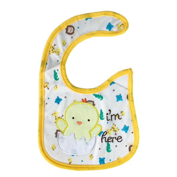 Слинявчик тканинний "Chiken" MGZ-0614-4 на липучці Слинявчик тканинний "Chiken" MGZ-0614-4 на липучці