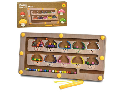Дерев'яна дитяча іграшка "Лабіринт" MD 0369 з кульками