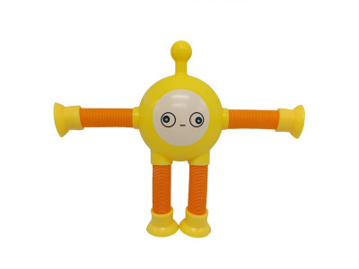 Дитяча іграшка антистрес Телепузик з гнучкими телескопічними лапами ZB-59 з підсвічуванням