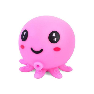 Дитяча іграшка-антистрес "Восьминіг" MS 3951(Pink) з борошном 75 см
