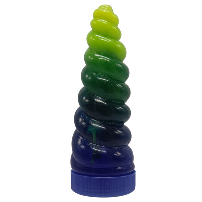 Вязка маса "Unicorn Slime" UNS-02-01U густий лизун Green-Blue