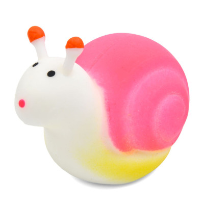 Дитяча іграшка-антистрес "Равлик" MS 4044(Pink) розмір 85 см борошно