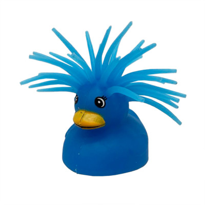 Дитяча іграшка Антистрес Качка MS 3719(Blue) світлові ефекти