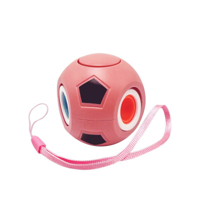 Дитяча іграшка-антистрес "Футбольний мяч" BK168-27(Coral) з петелькою