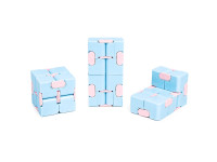 Антистрес кубик-трансформер Infinity Cube IGR133(Blue) пастельні кольори