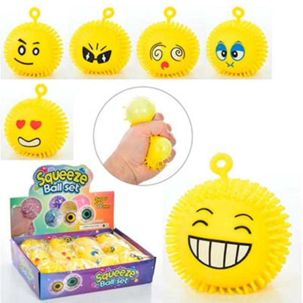 Дитяча іграшка тянучка-антистрес "Смайл" MS 3612 в асортименті