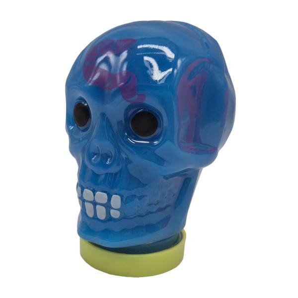 Дитячий антистрес-слайм Череп Skull 80174 100 мл Блакитний