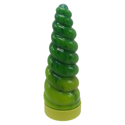 Вязка маса "Unicorn Slime" UNS-02-01U густий лизун Green-Yellow