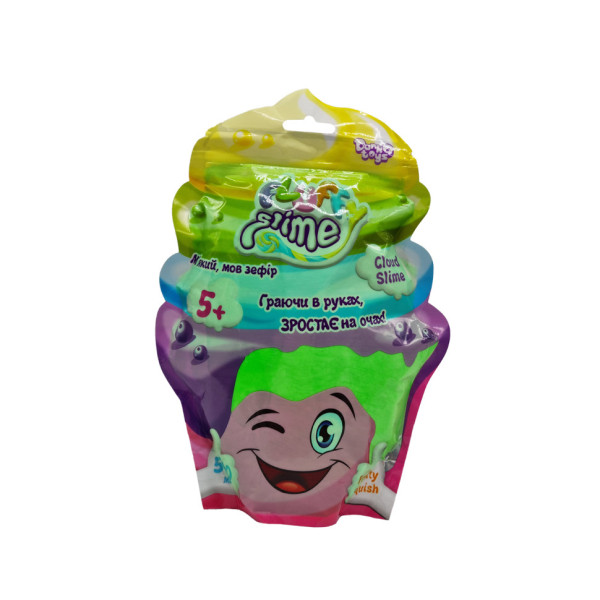 Вязка маса "Fluffy Slime" FLS-02-01U упаковка 500 мл Зелений
