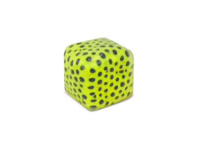 Антистрес Неоновий куб з кульками YD2565(Yellow) 5×5×5 см
