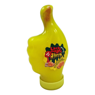 Вязка маса слайм "LIKE Magic Slime" LMS-01-01U 300 гр Жовтий