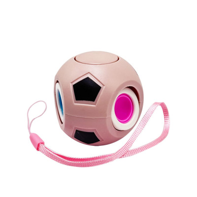 Дитяча іграшка-антистрес "Футбольний мяч" BK168-27(Cream) з петелькою