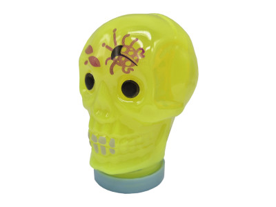 Дитячий антистрес-слайм Череп Skull 80174 100 мл Жовтий