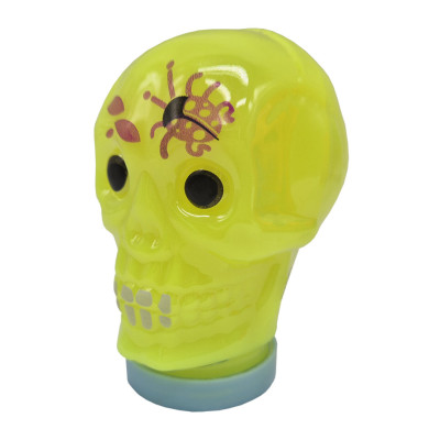 Дитячий антистрес-слайм Череп Skull 80174 100 мл Жовтий