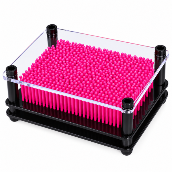 Обємна панель-антистрес з рухомими елементами "3D Пін Арт" MK 5967(Pink) рожевий