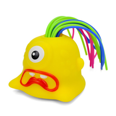 Дитяча іграшка-антистрес "Монстрик" FG231109065Q(Yellow) звук та світло 5 см