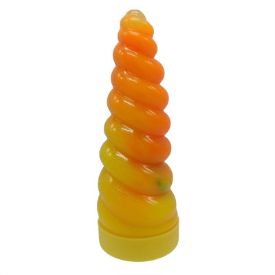 Вязка маса "Unicorn Slime" UNS-02-01U густий лизун Orange-Yellow