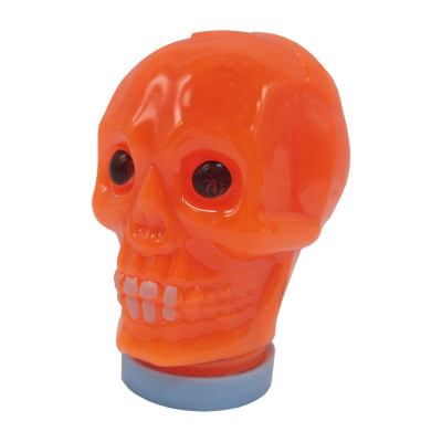 Дитячий антистрес-слайм Череп Skull 80174 100 мл Помаранчевий