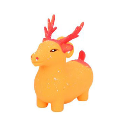 Дитяча іграшка-антистрес "Оленя" MS 4142(Orange) з борошном 10 см