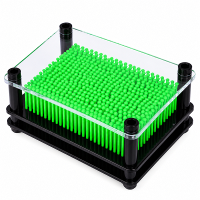 Обємна панель-антистрес з рухомими елементами "3D Пін Арт" MK 5967(Green) зелений