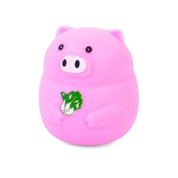 Дитяча іграшка-антистрес "Свинка" MS 3950(Pink) з борошном 8 см