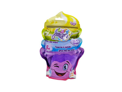 Вязка маса "Fluffy Slime" FLS-02-01U упаковка 500 мл Фіолетовий