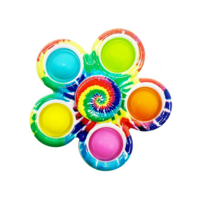 Дитяча іграшка-антистрес "Спінер" 2021-100A 3 види бульбашки поп-іт 78х76 см