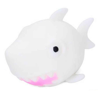 Дитяча іграшка-антистрес "Акула" MS 4043(White) з борошном 10 см