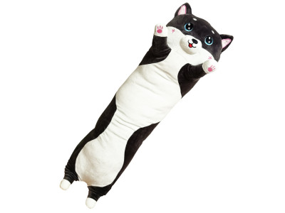 М'яка іграшка "Кіт батон" K15308 сірий 85 см