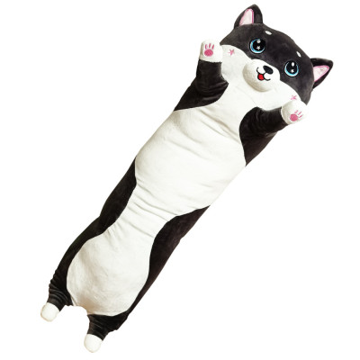 М'яка іграшка "Кіт батон" K15308 сірий 85 см