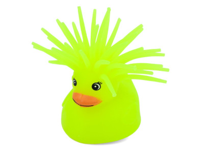 Дитяча іграшка Антистрес Качка MS 3719(Yellow) світлові ефекти