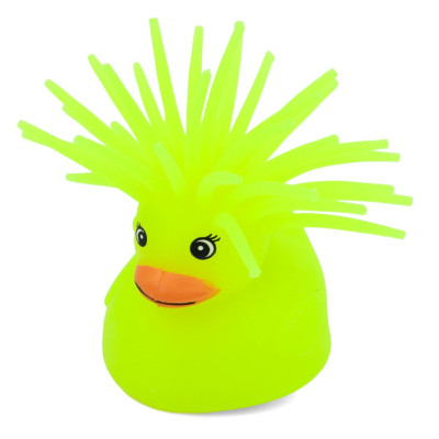 Дитяча іграшка Антистрес Качка MS 3719(Yellow) світлові ефекти