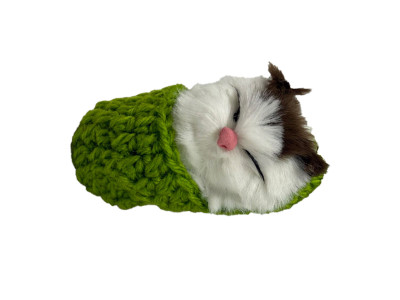 Дитячий антистрес "Котик спить у вязаній тапочці" MM418(Green) Дитячий антистрес "Котик спить у вязаній тапочці" MM418(Green)