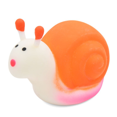 Дитяча іграшка-антистрес "Равлик" MS 4044(Orange) розмір 85 см борошно