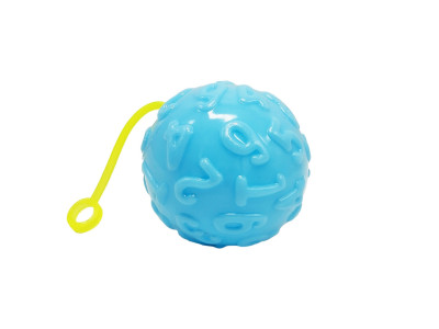 Мяч дитячий MS 4286(Blue) 75 см текстурний пискавка мерехтить