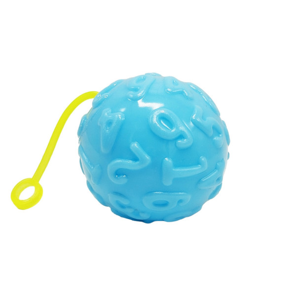 Мяч дитячий MS 4286(Blue) 75 см текстурний пискавка мерехтить