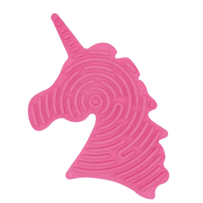 Дитяча розвиваюча дошка для сенсорної активності "Єдиноріг" GS0108 двостороння Рожевий