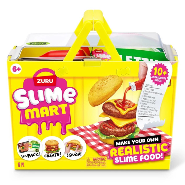 Ігровий набір зі слаймами "Бургер" Slime Mart 15905A із серії "Shopping Basket" Ігровий набір зі слаймами "Бургер" Slime Mart 15905A із серії "Shopping Basket"