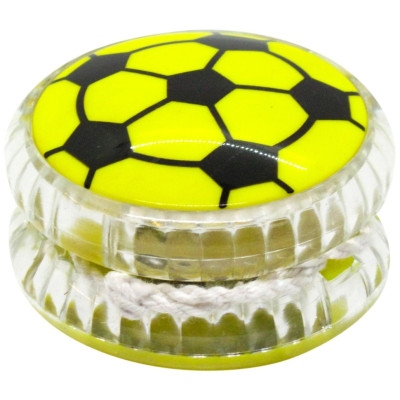 Дитяча іграшка Йо-йо "Футбольний мяч" М 5641(Yellow) 55 см світло