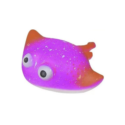 Дитяча іграшка-антистрес "Скат" MS 3827(Pink) з борошном 11 см